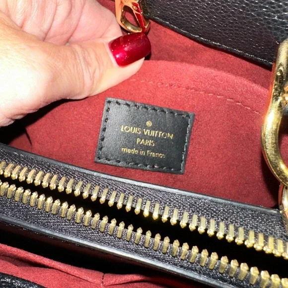 Louis Vuitton Monogram Giant Montaigne black and cream Beautiful handbag. - Picture 3 of 16